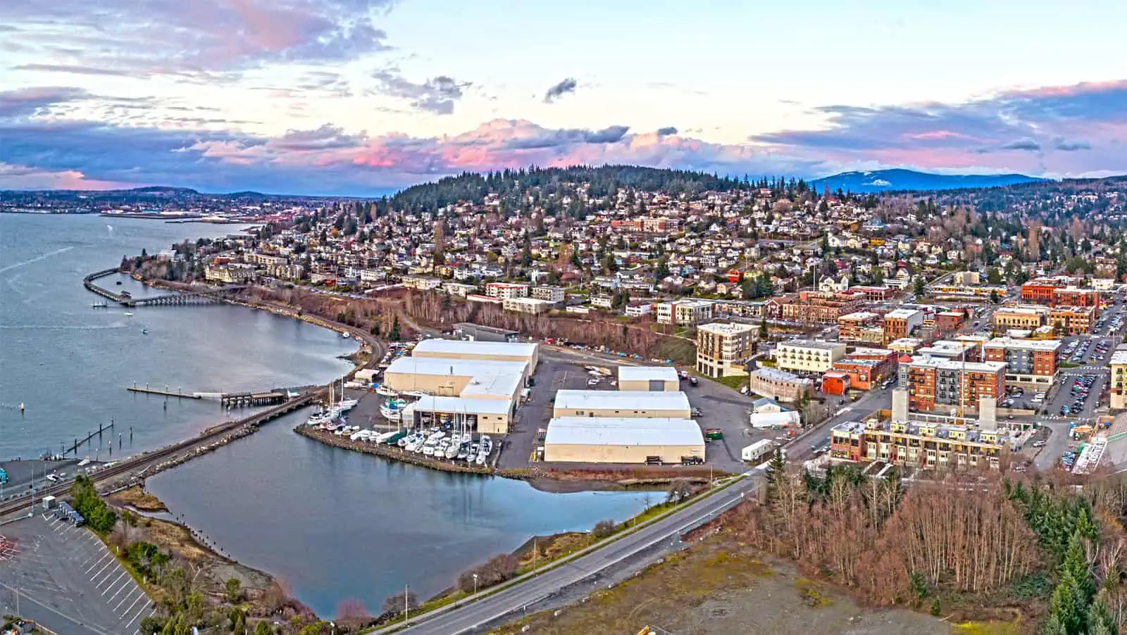 Bellingham harbor, Whatcom County — AXE Engineering home territory.